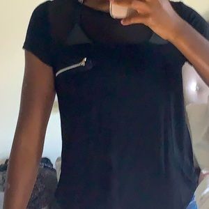 Black Mesh with zip top